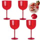 TAÇA GIN 500ML VERMELHO (12PÇS)-OLDANIPLAST