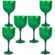 TAÇA GIN 500ML VERDE ESCURO (12PÇS)-OLDANIPLAST