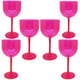 TAÇA GIN 500ML ROSA NEON (12PÇS)-OLDANIPLAST