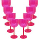 TAÇA GIN 500ML ROSA NEON (12PÇS)-OLDANIPLAST