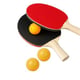 RAQUETE PING PONG COM BOLA (12PÇS)-LET ÚTIL