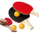 RAQUETE PING PONG COM BOLA (12PÇS)-LET ÚTIL
