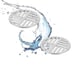 GRELHA 100MM CROMADA (36PÇS)-CABEKLA