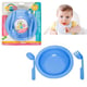 KIT REFEIÇÃO AZUL 3PÇS (12KITS)-NEW BABY