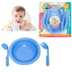 KIT REFEIÇÃO AZUL 3PÇS (12KITS)-NEW BABY