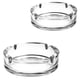 CINZEIRO REDONDO DE VIDRO 9CM X 3CM (24PÇS)-TOP RIO