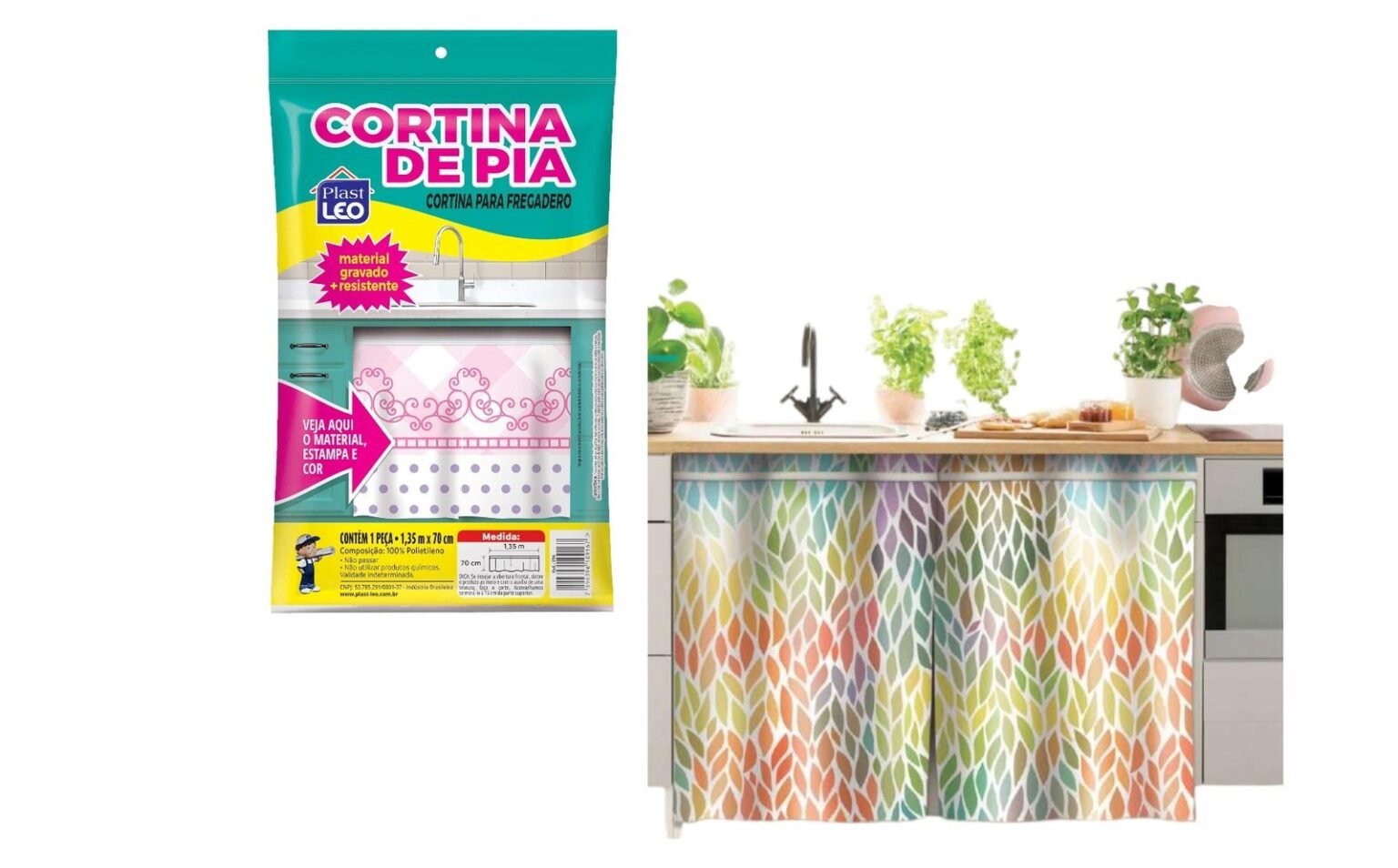 CORTINA DE PIA (12PÇS)-PLASTLEO[PTL916]