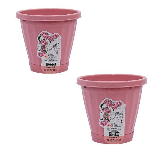 VASO Nº13 C/PRATO LILÁS (12PÇS)-UNINJET - Imagem 2
