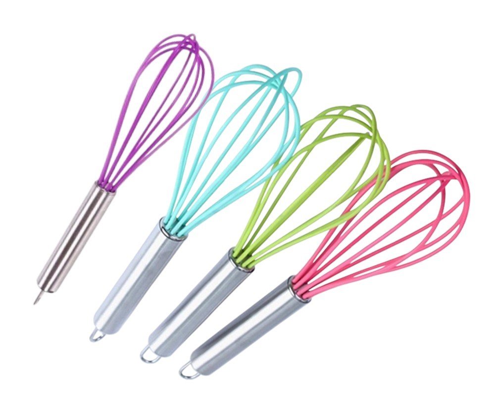 BATEDOR DE OVOS INOX SILICONE 25CM (24PÇS)-TOP ÚTIL - Imagem 2