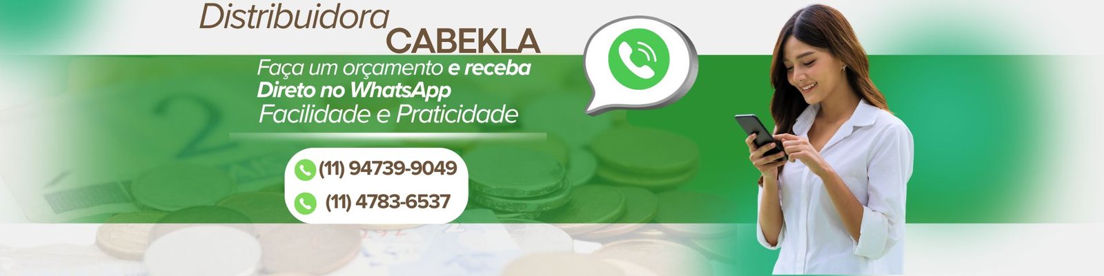 Ofertas especiais para lojistas - Produtos Cabekla em destaque
