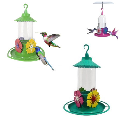 BEBEDOURO P/ BEIJA FLOR C/ CHAPEU E PULEIRO (12PÇS)-MÁXXIMO - Imagem 2