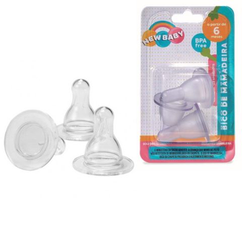 BICO PARA MAMADEIRA PVC C/3 (24PÇS)-NEW BABY - Imagem 3