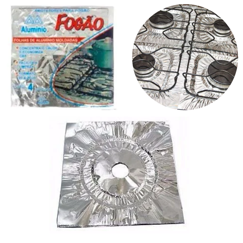 FORRA FOGÃO ALUMÍNIO C/4UN 25PÇS-LORENA
