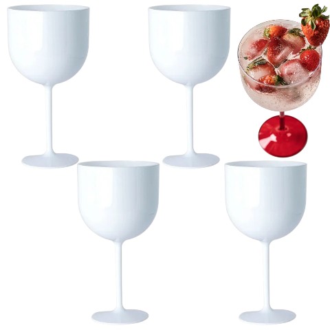 TAÇA GIN 500ML BRANCO (12PÇS)-OLDANIPLAST - Imagem 2